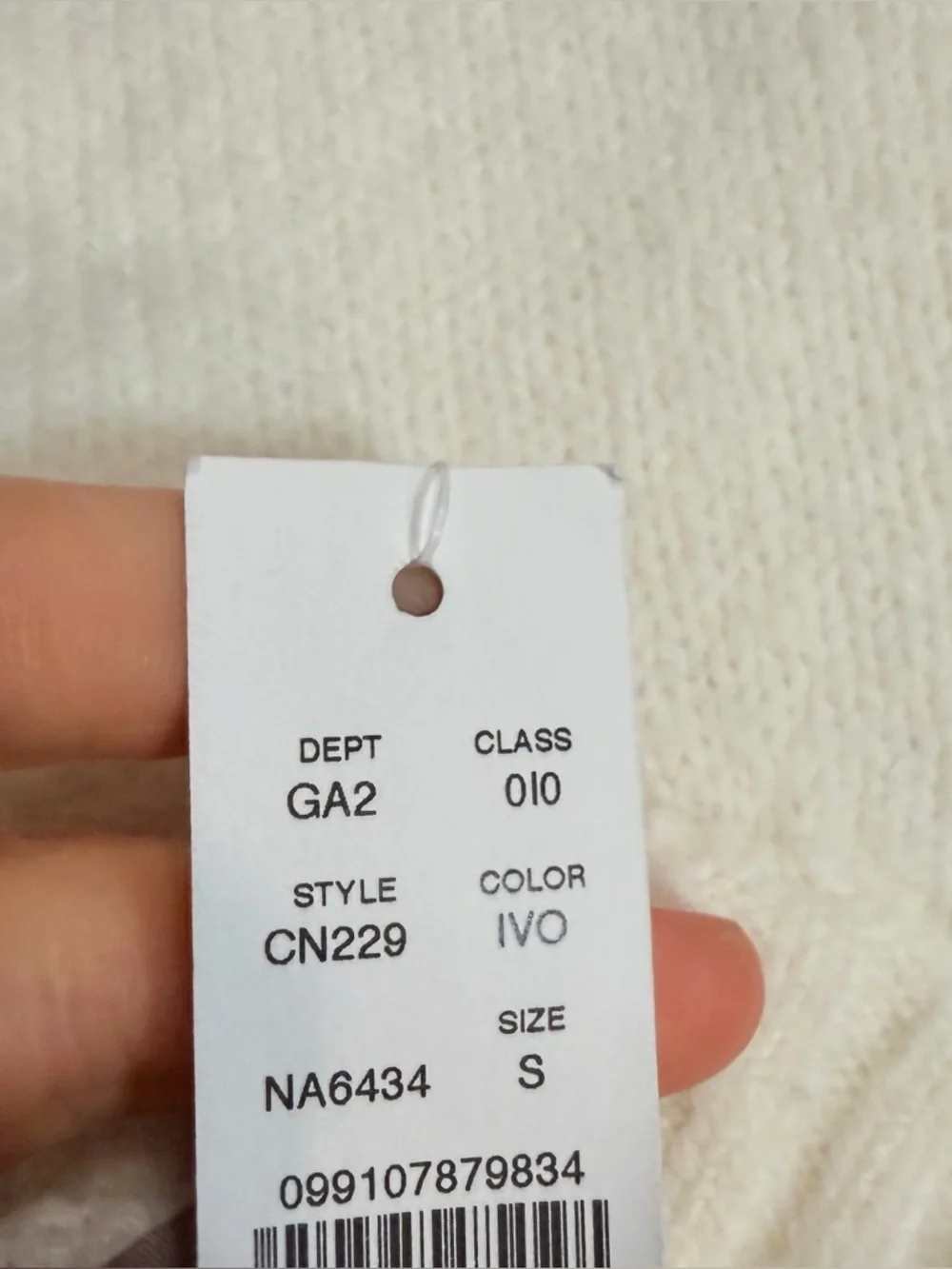 J crew ivory Relaxed crewneck pullover